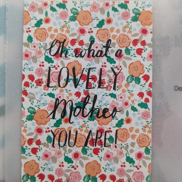 Tea towel "Oh What a Lovely Mother You Are" - Picture 1 of 4